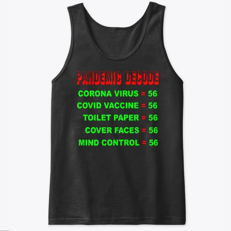 MrGematria Pandemic Decode Men TankTop